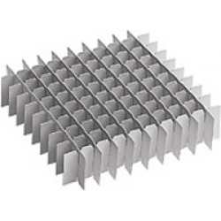 2-2883 Neolab Griglia in cartone per crio box 133x133x50 a  81 posti (9x9) per provette Ø mm 11,50 cf.10 pz.